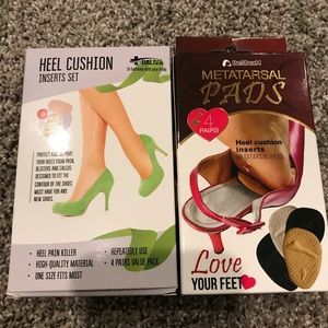 Two Heel Cushion Inserts Sets